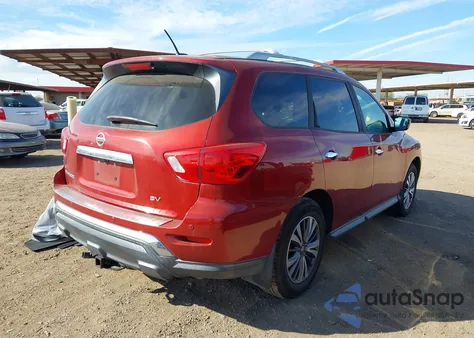 2017 Nissan Pathfinder Sv from USA, damaged, VIN 5N1DR2MNXHC627352